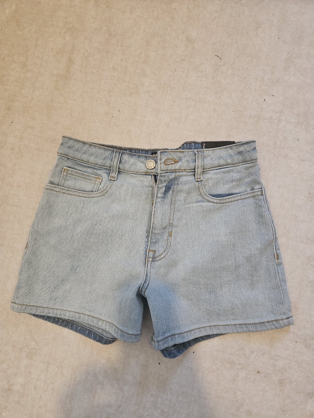 Frank And Oak Might Blue Women’s Denim Jeans Shorts